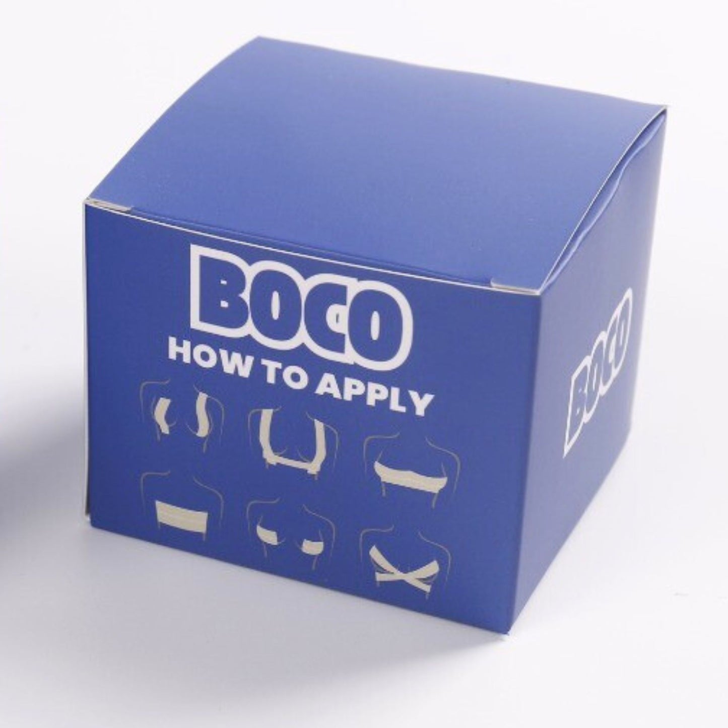 Blue box with 'BOCO' branding and HOW TO APPLY text